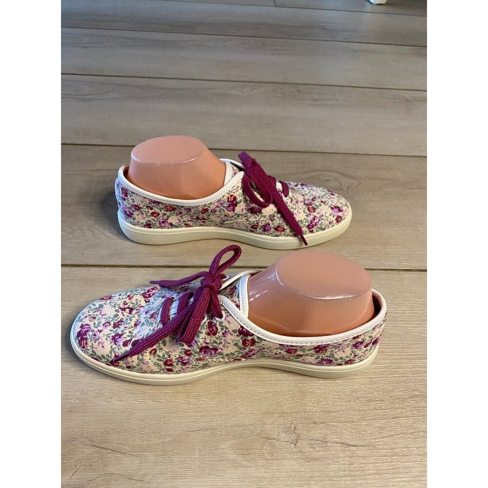 Hotter UK Mabel Floral Sneakers Tennis Shoes Size 8.5 - Picture 5 of 10